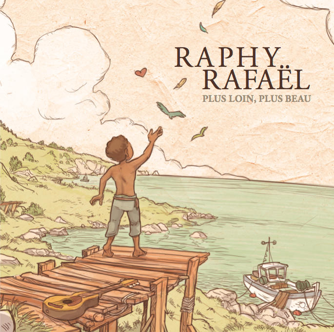 Cover CD Plus loin plus beau - Raphy Rafaël - Muzaika productions